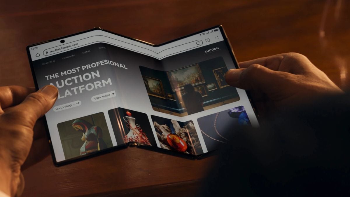 Huawei Mate XT अल्टीमेट डिज़ाइन मुख्य Huawei Mate XT अल्टीमेट डिज़ाइन