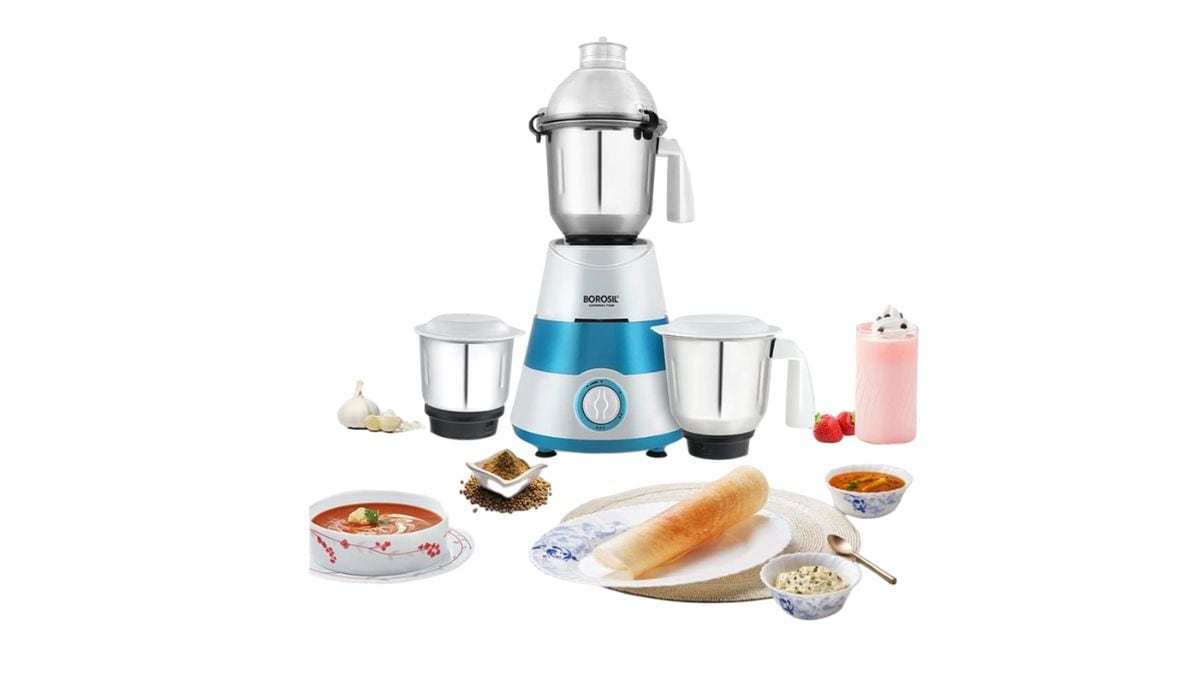 बोरोसिल सुपरमैक्स 750W जूसर मिक्सर ग्राइंडर बोरोसिल सुपरमैक्स 750W जूसर मिक्सर ग्राइंडर