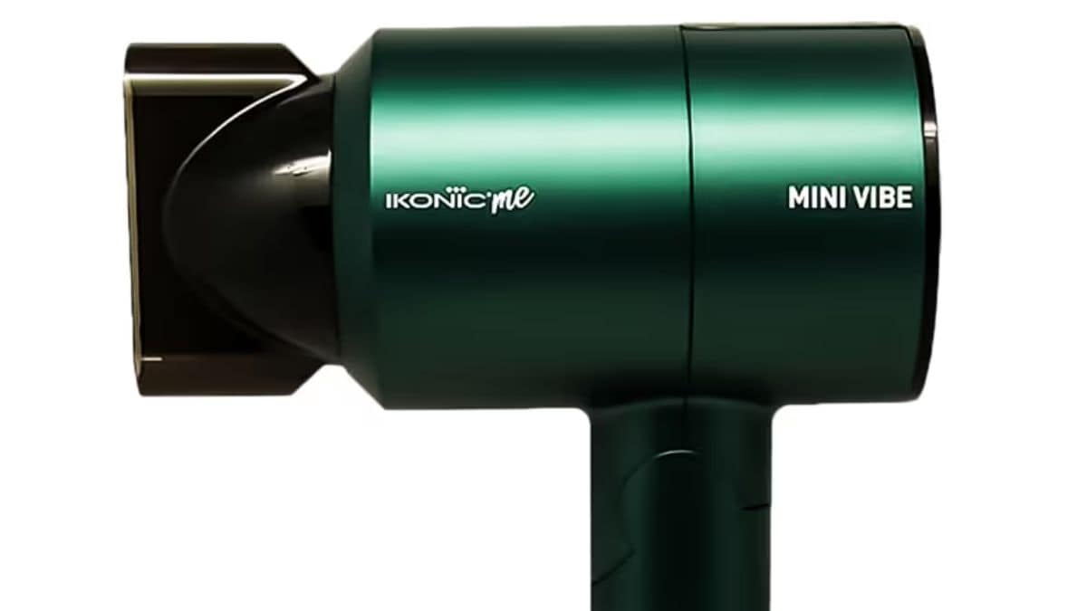 अनटाइटल्ड डिज़ाइन 20 ikonic मी मिनी वाइब हेयर ड्रायर ओवरहीट प्रोटेक्शन सिस्टम के साथ 