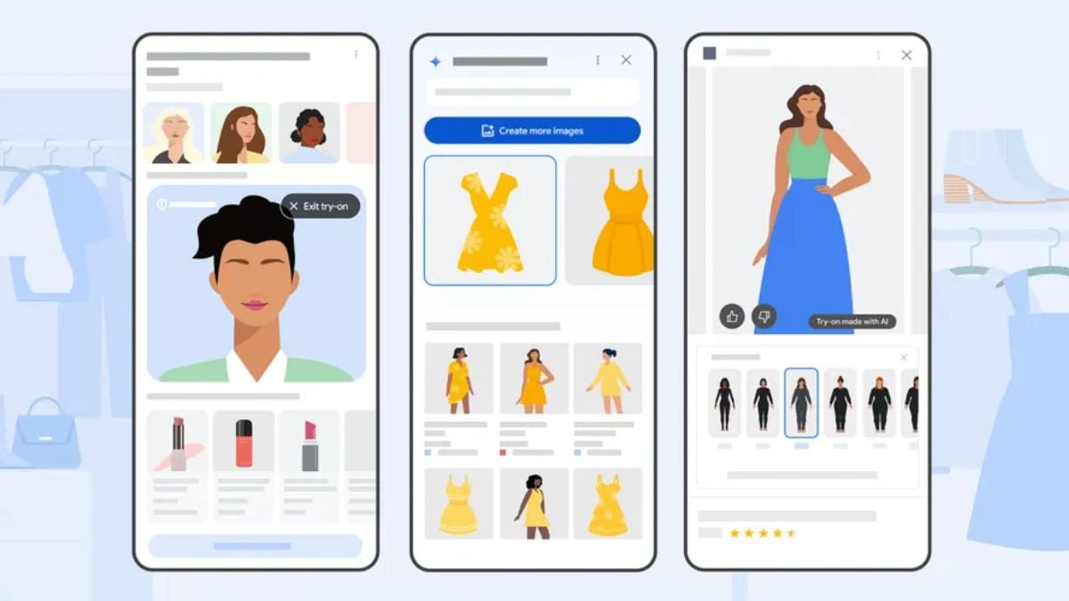 Google खरीदारी AI- संचालित सुविधाओं के साथ अपग्रेड हो जाती है, उपयोगकर्ताओं को सही कपड़े खोजने में मदद करेगा