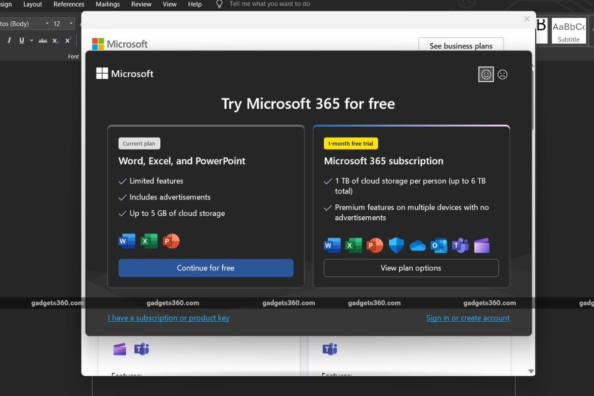 Mirosoft 365 Free1 Microsoft 365 फ्री टियर